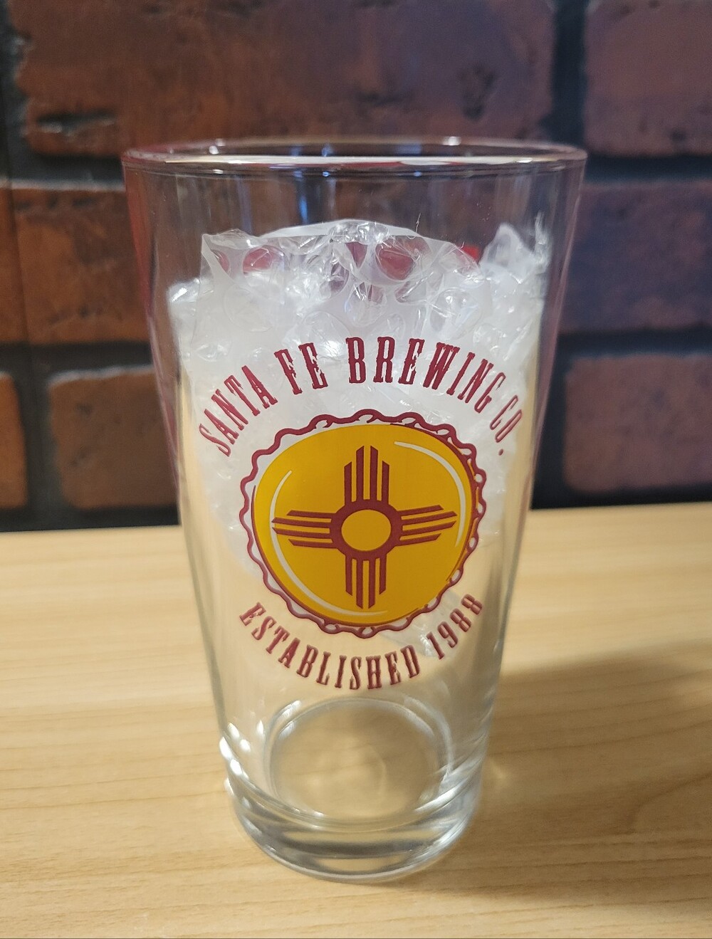 Santa Fe Brewing Company Pint Glass